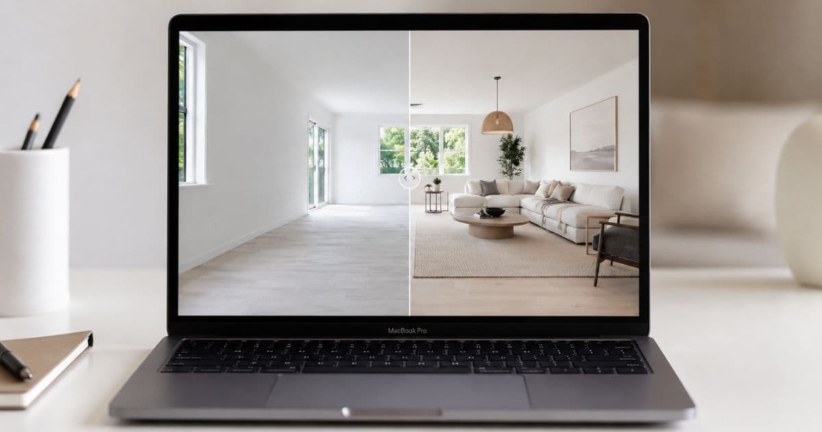 AI virtual staging built for real estate agents