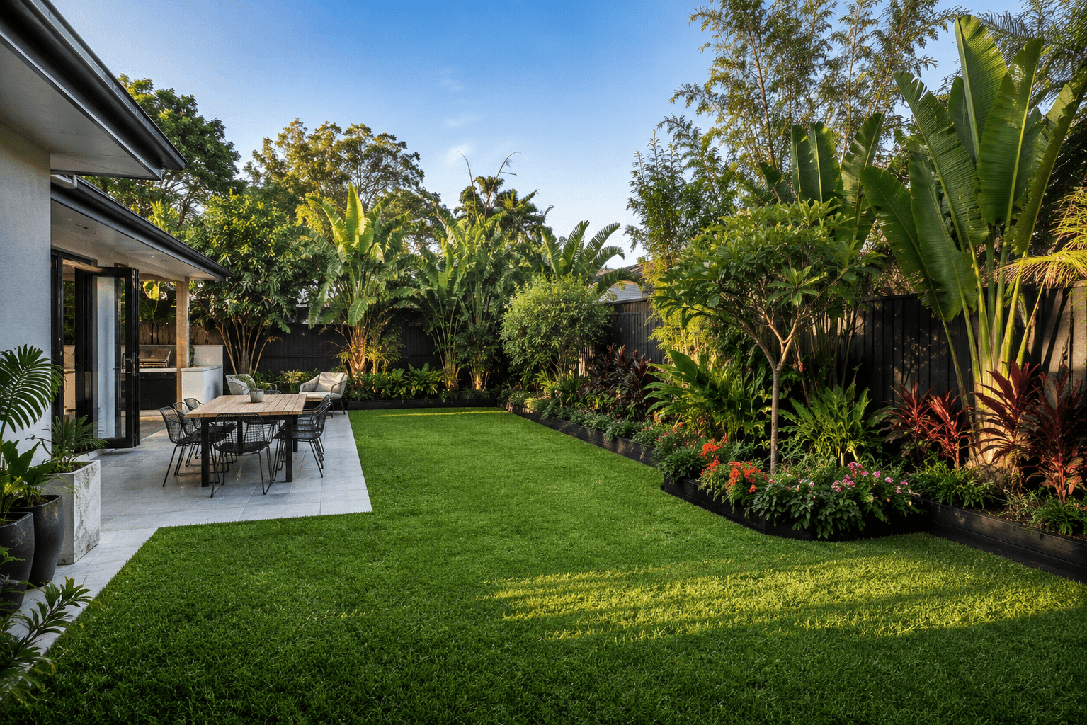 Backyards & Entertaining Areas