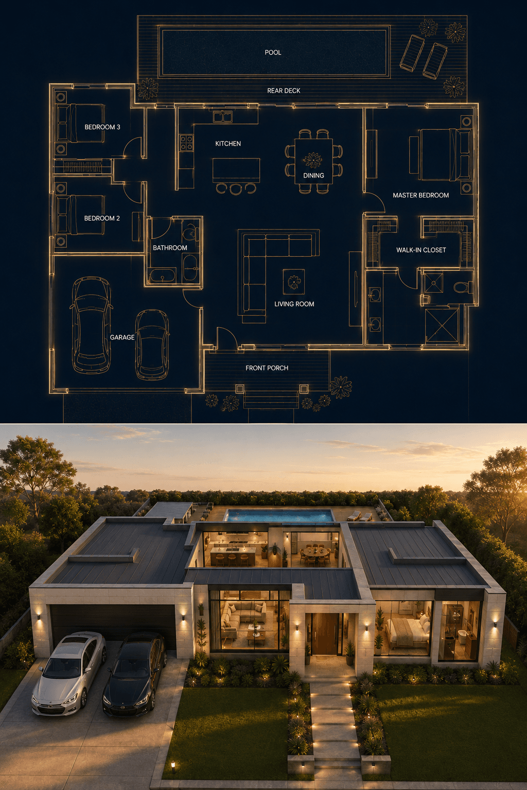 Front Elevation to