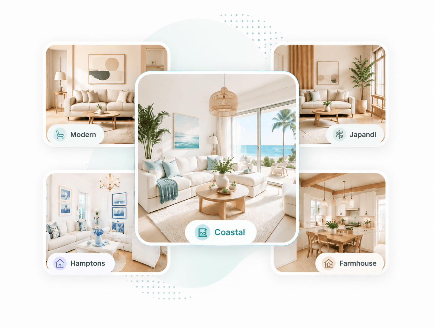 35+ curated staging styles