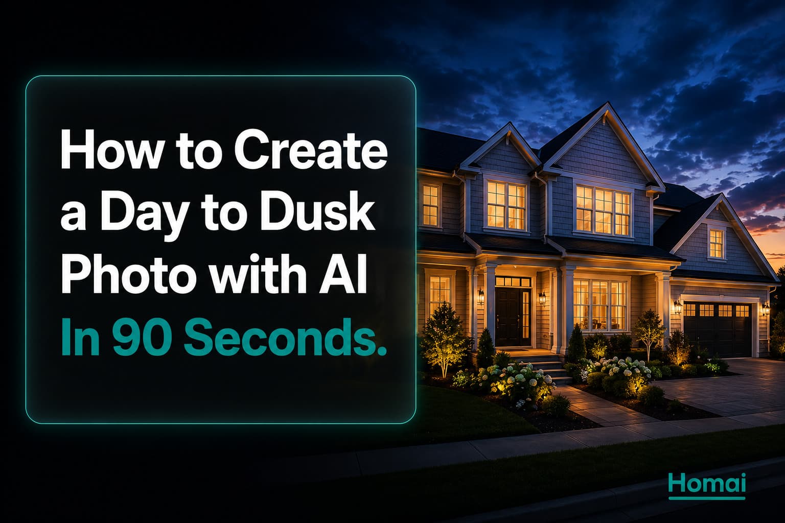 How to Create a Day-to-Dusk Real Estate Photo (Step-by-Step with AI)