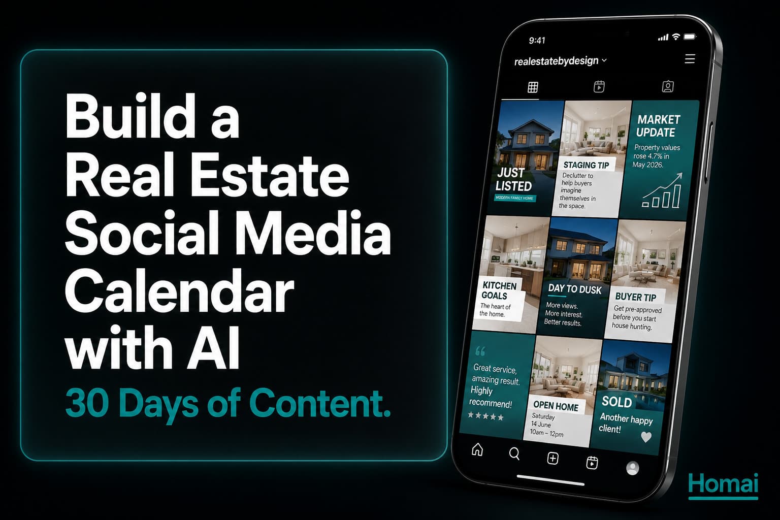 How to Create a Real Estate Social Media Content Calendar with AI