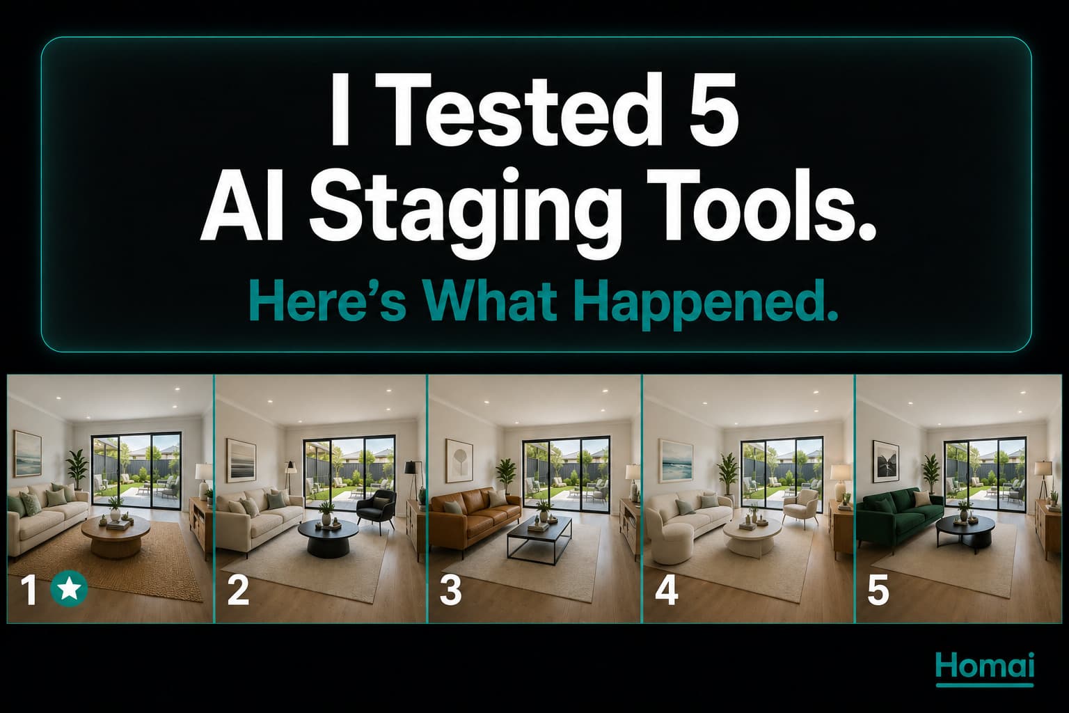 I Staged 5 Empty Rooms with 5 Different AI Tools. Here's What Happened.