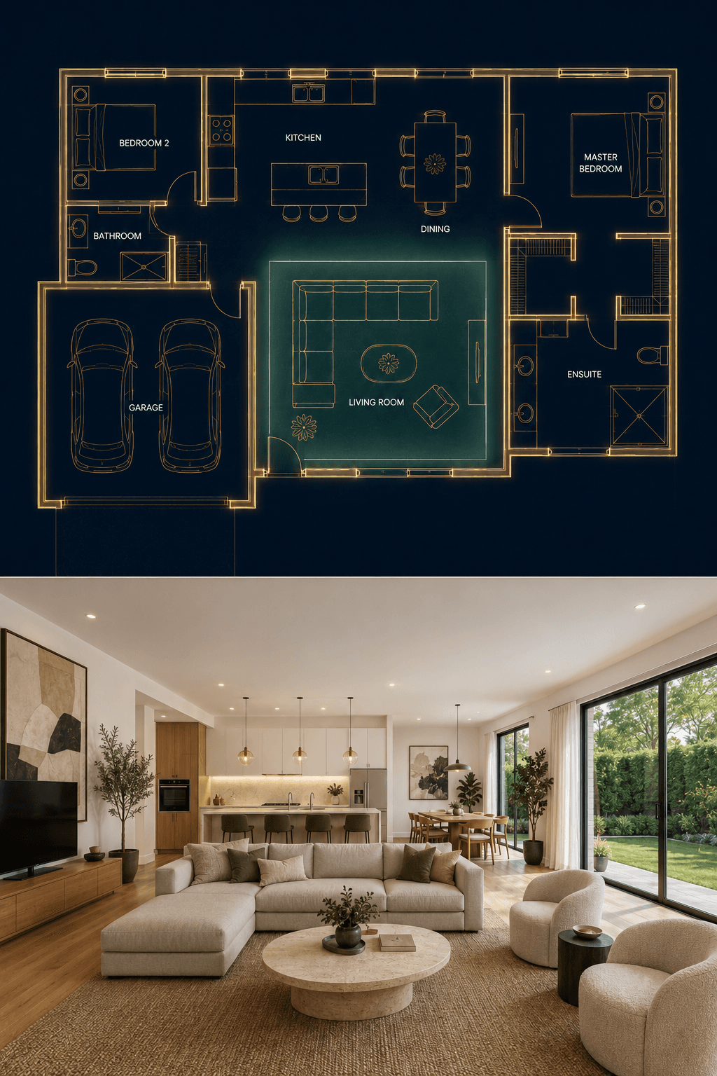Living Areas and Open-Plan Spaces
