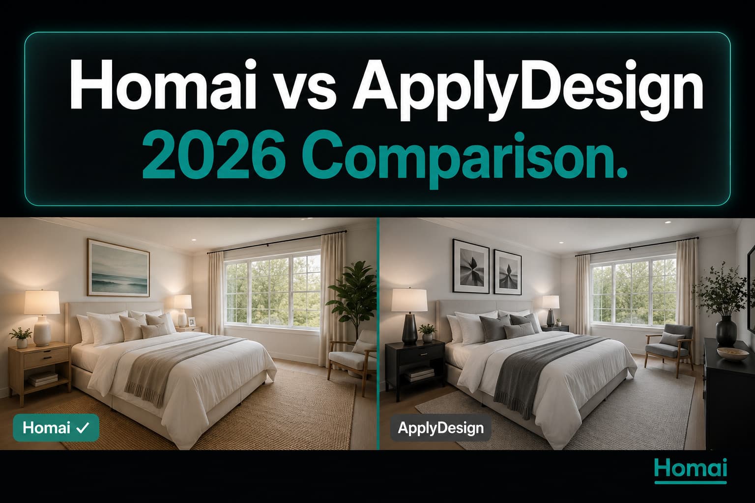 Homai vs ApplyDesign: Which AI Staging Tool Is Better in 2026?