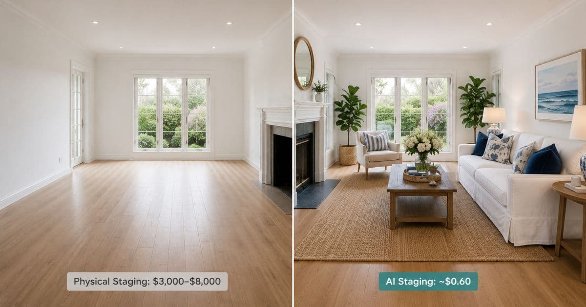 How Much Does Home Staging Cost in 2026? (And the 97% Cheaper Alternative)